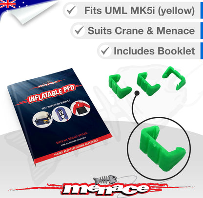 Menace / Crane Life Jacket Service Green Clip