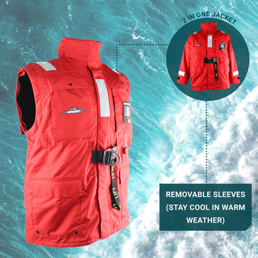 Premium All Weather Life Jacket Level 150 PFD Type 1 - X Large