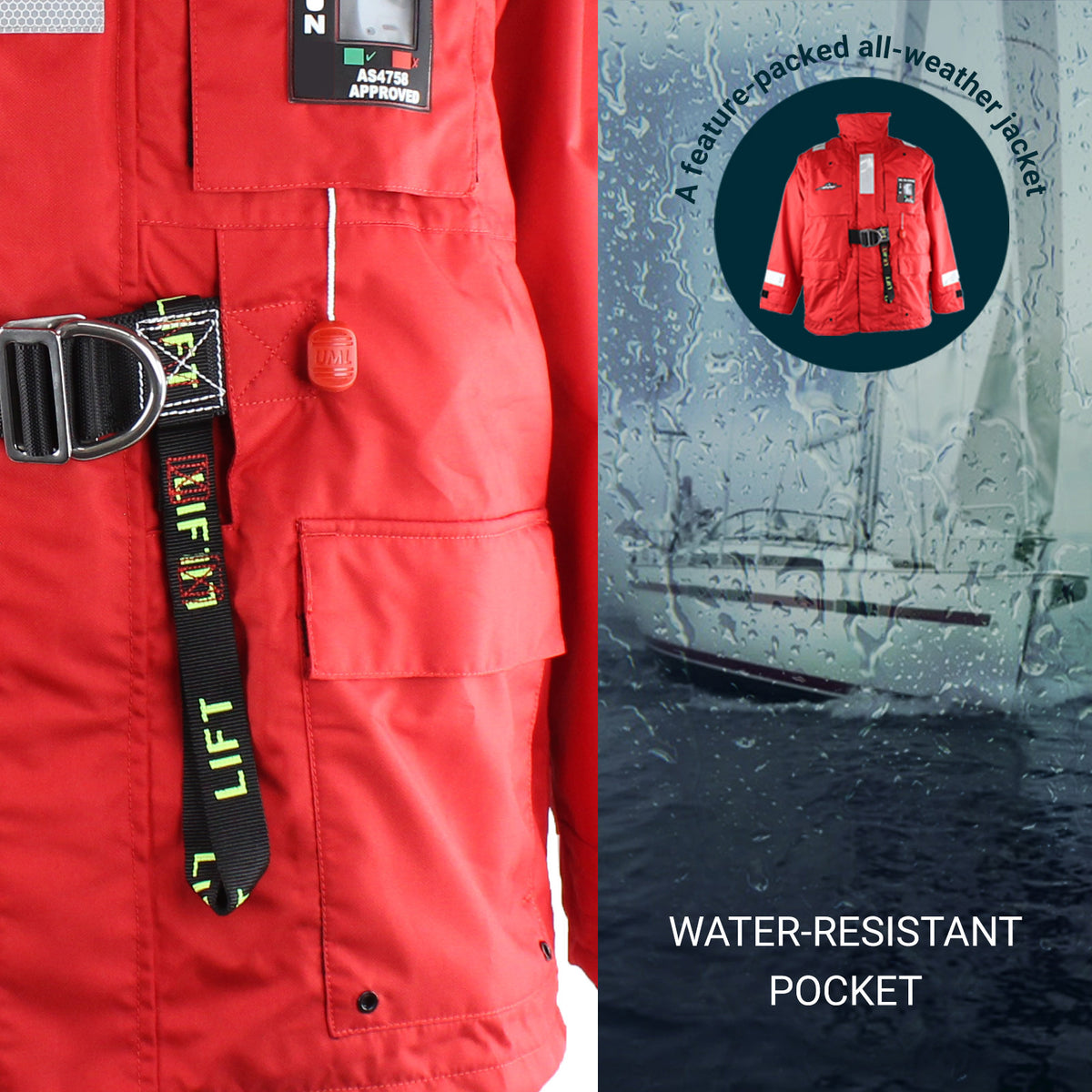 Premium All Weather Life Jacket Level 150 PFD Type 1 - XX Large