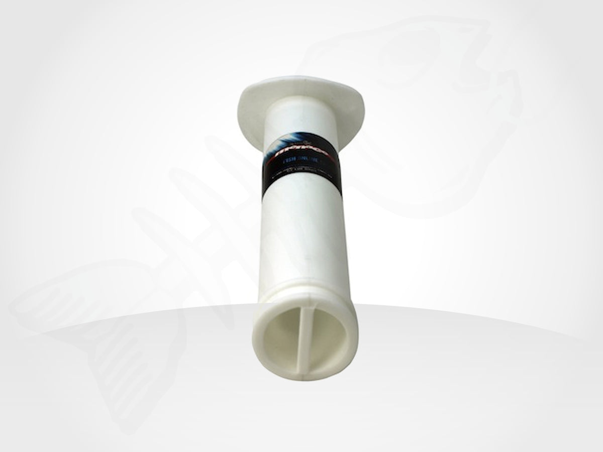 Flush Mount 30° ANGLED ROUND Boat Rod Holder - WHITE