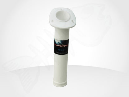 Flush Mount 30° ANGLED ROUND Boat Rod Holder - WHITE