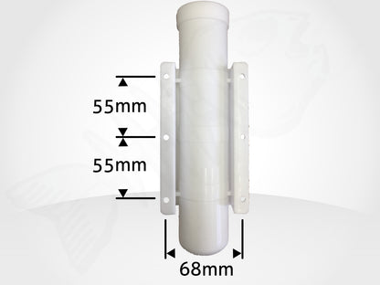 SIDE MOUNT Boat Rod Holder - Straight WHITE