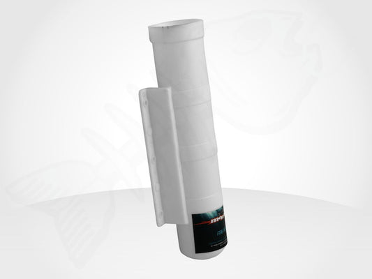 4 x Side Mount Rod Holder Straight White