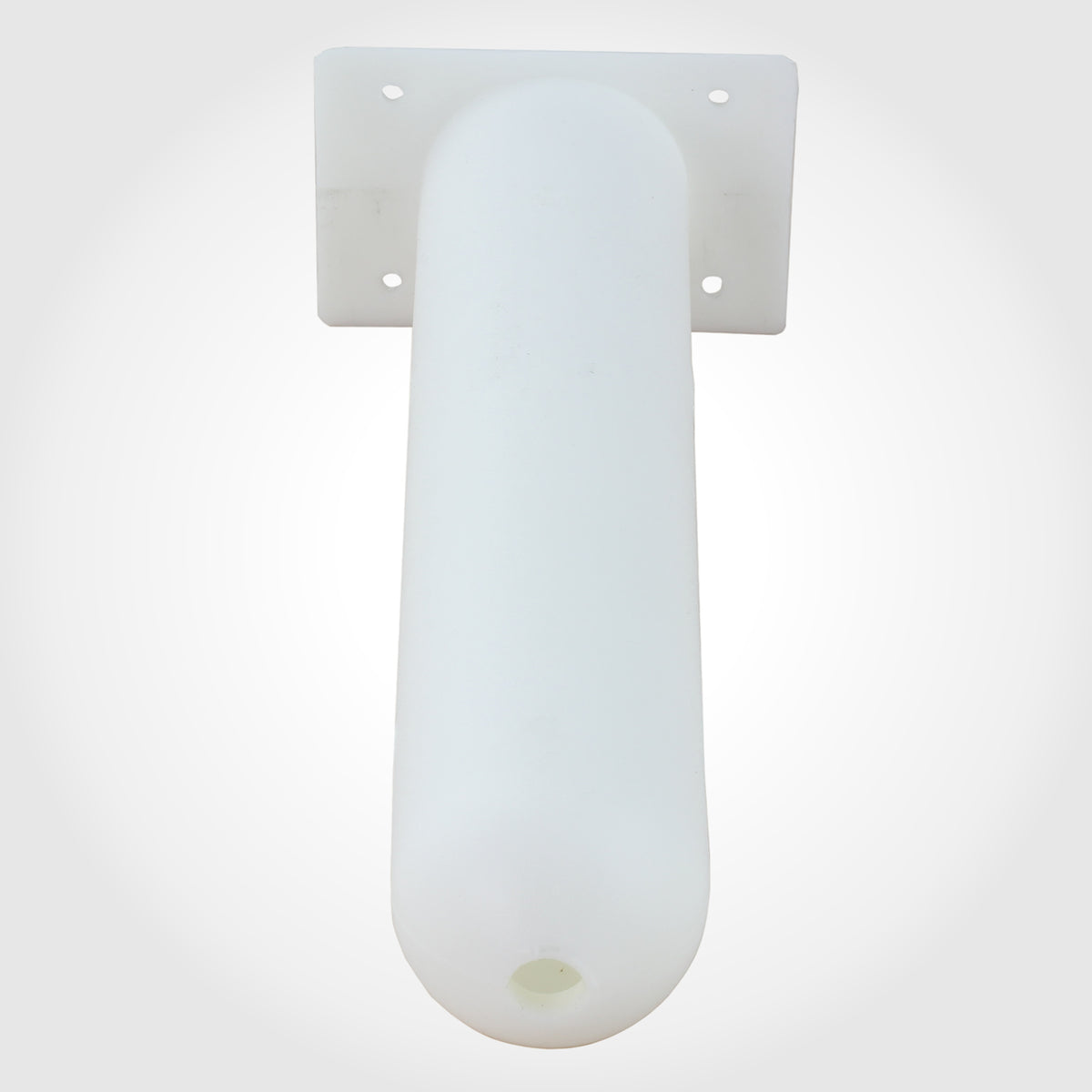 Flush Mount STRAIGHT SQUARE Boat Rod Holder - WHITE