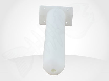 Flush Mount STRAIGHT SQUARE Boat Rod Holder - WHITE