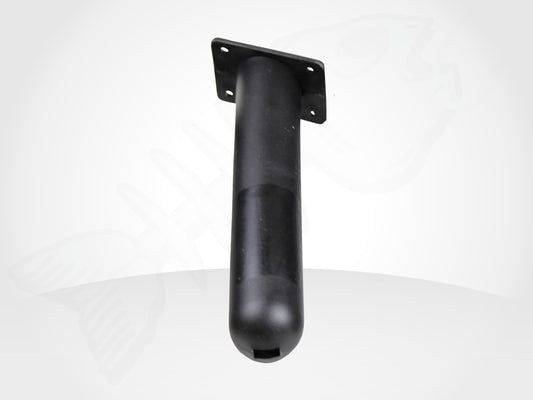 Flush Mount ANGLED SQUARE Boat Rod Holder - BLACK