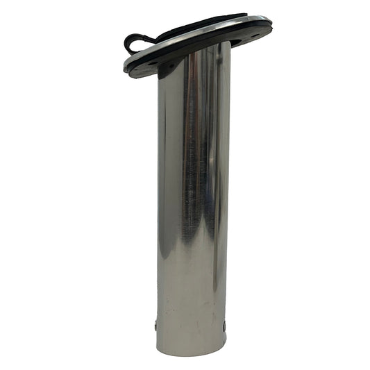 30 Degree Stainless Rod Holder with Rubber Cap
