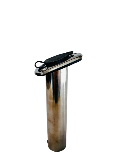 2 x 20 Degree Stainless Rod Holder Rubber Cap