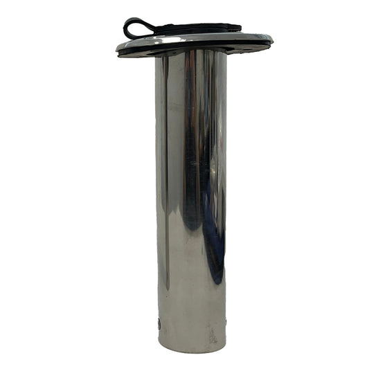 90 Degree Stainless Rod Holder with Rubber Cap