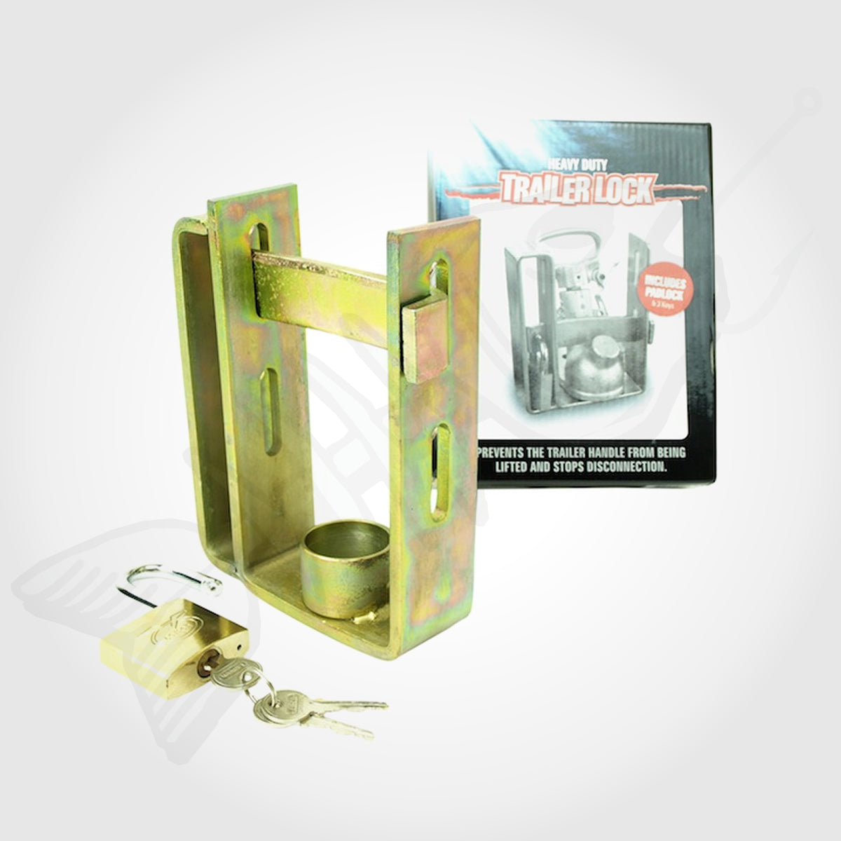Trailer Tow Ball Lock ON/OFF with padlock
